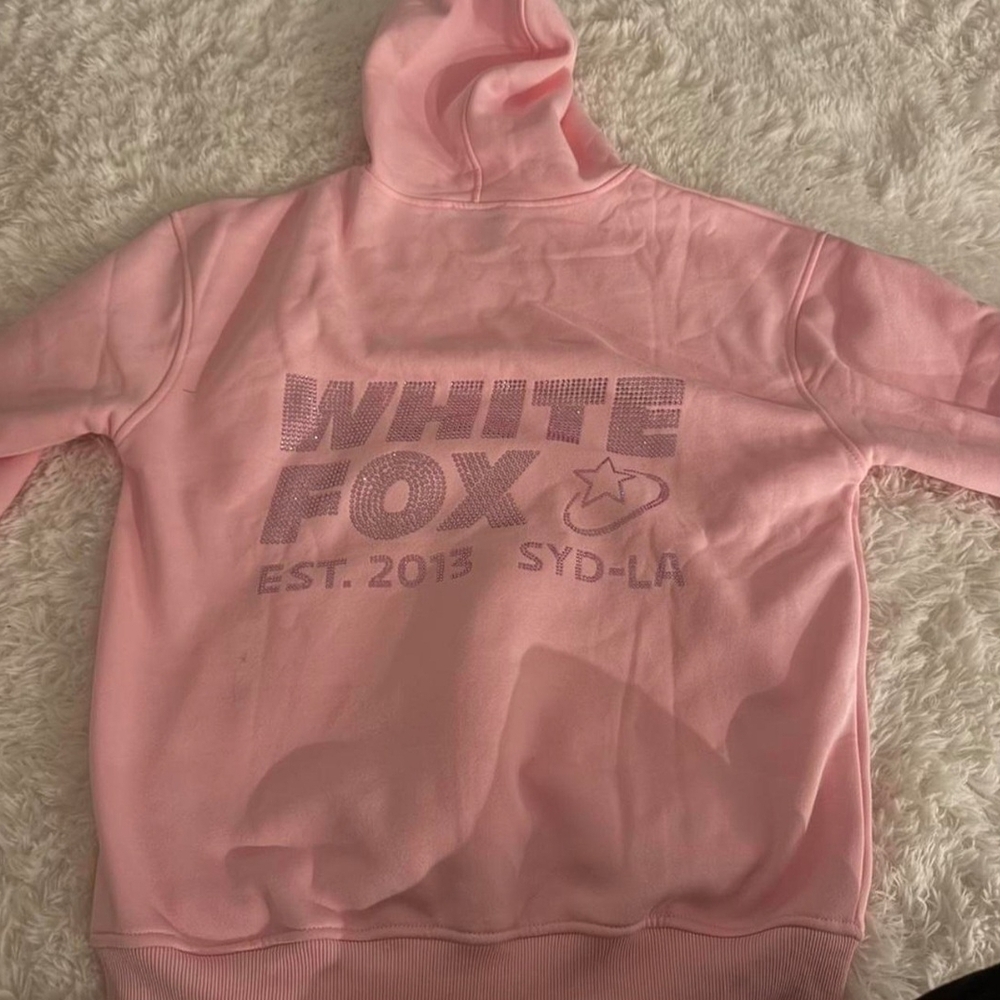 White Fox Boutique Pink Hoodie